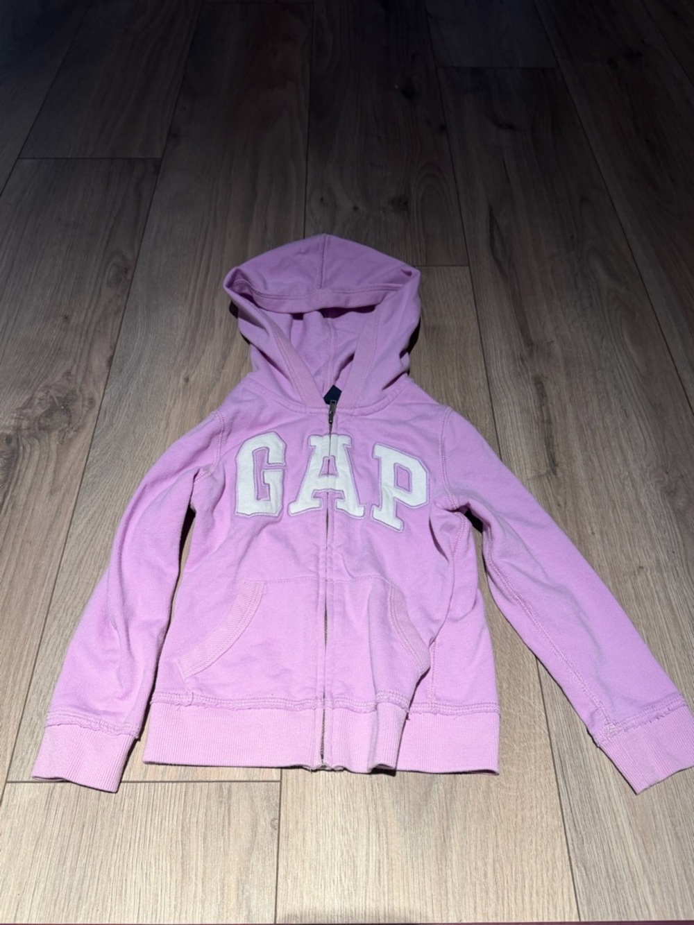 GAP Kids Light Pink Hooded Zip-Up Sweatshirt